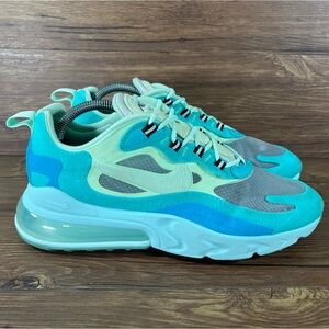 Nike Air Max 270 React Athletic Sneakers ‘Hyper Jade’ Men’s Size 8.5 Shoes